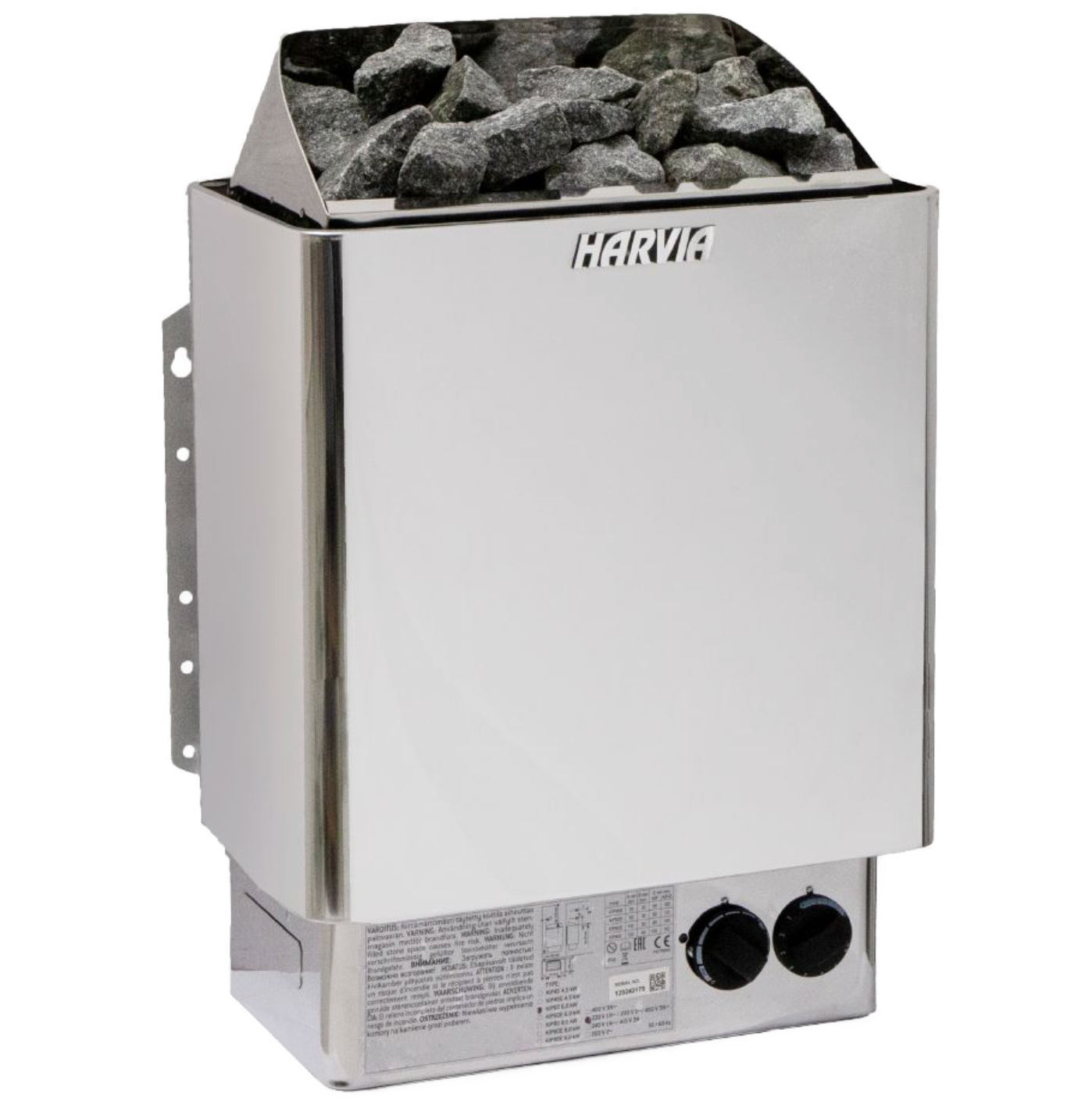 Harvia KIP 8kW Electric Heater Package w/ Built-In Controller and Stones